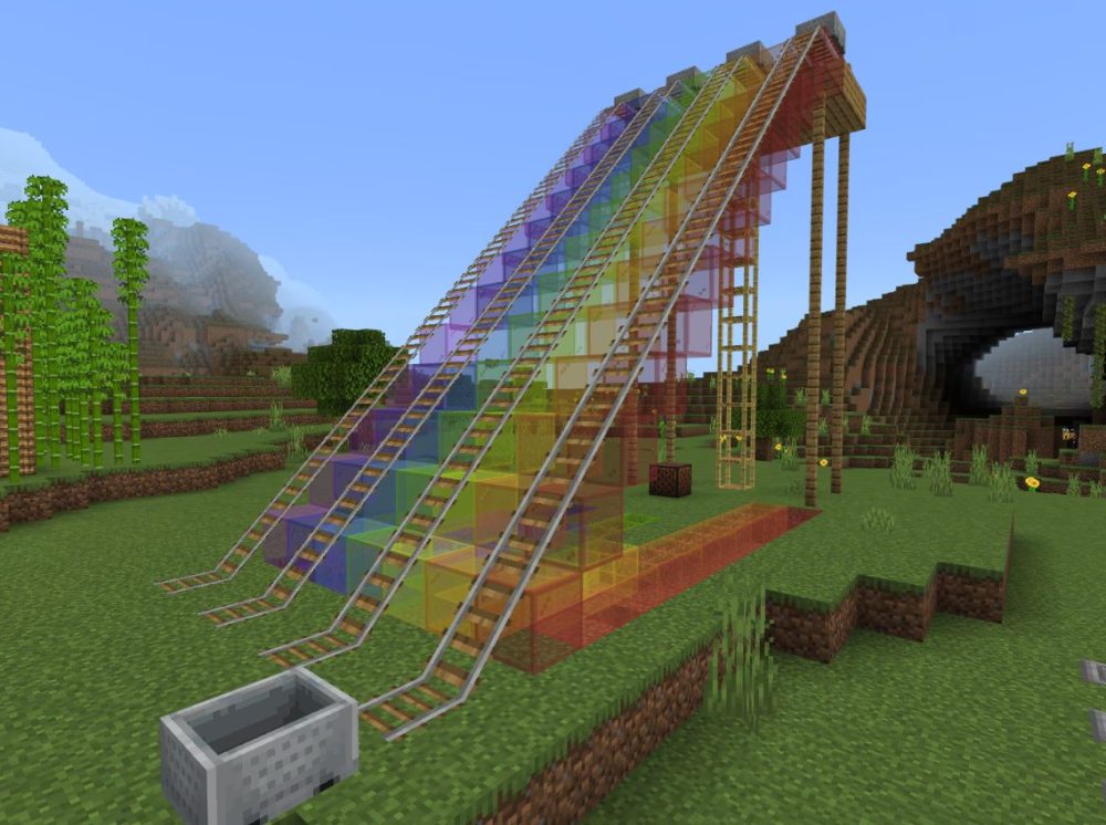 minecraft rails